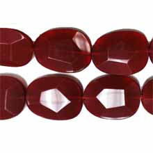 CORAL QUARTZ FACETED OVAL 22X30MM